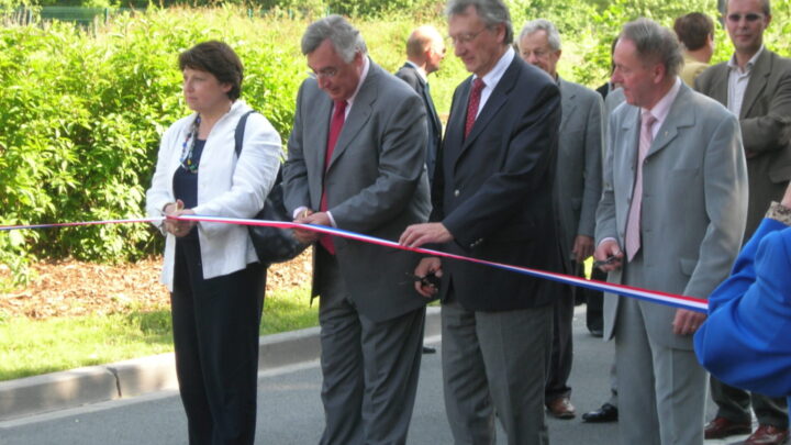 Inauguration à la Cité des Roses