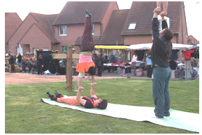 L’école du cirque au marché